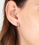 Pendiente crave dorado anartxy 1