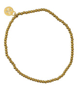 Pulsera bolitas dorado 6mm anartxy 1