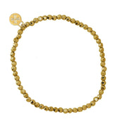 Pulsera hematita dorado 3mm anartxy 1