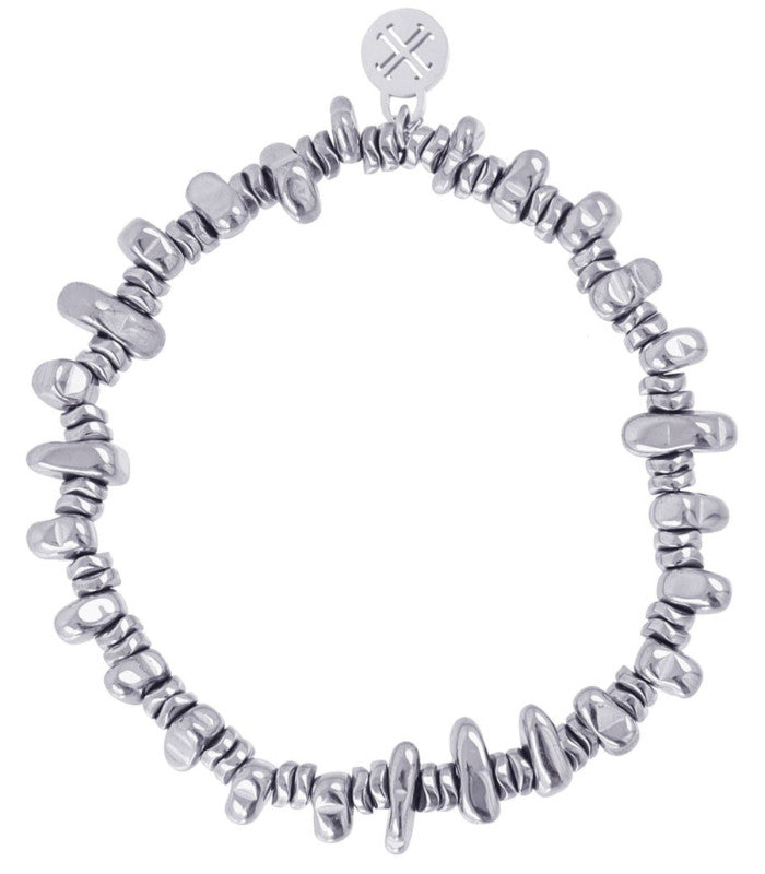 Pulsera gleam plateado anartxy 1