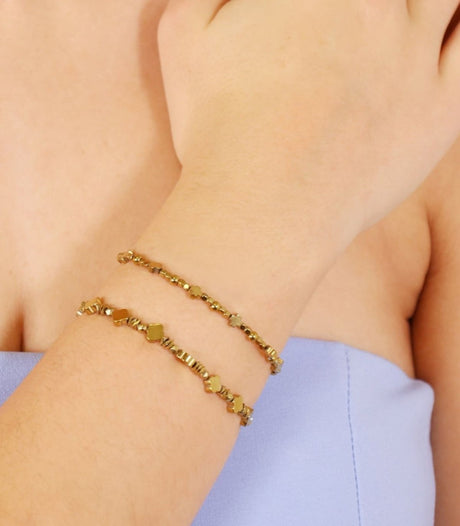 Pulsera bloom dorado anartxy 2