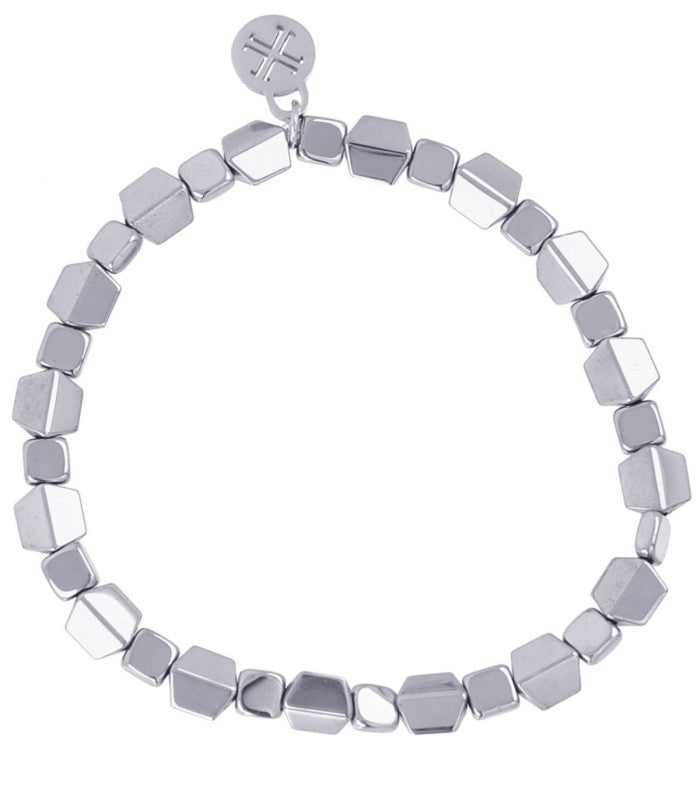 Pulsera slate plateado anartxy 1