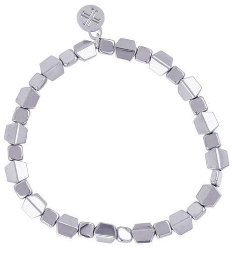 Pulsera slate plateado anartxy 1