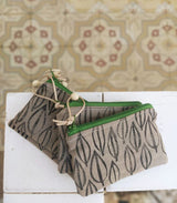 Monedero simple leaf print the ink job 2
