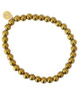 Pulsera bolitas dorado 4mm anartxy 1