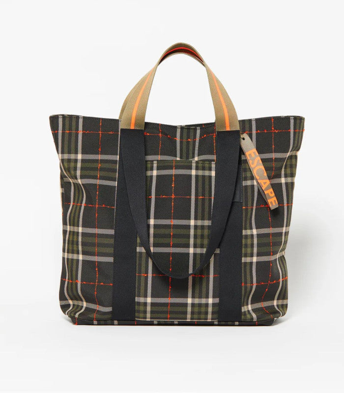 Bolso jack gomme calvi tartan kaki 2