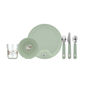 Vajilla infantil mio 6 piezas little farm little dutch 2