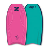 Tabla bodyboard 39" improve bunch pink/teal blue sniper 1