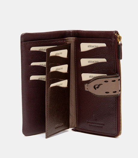 Cartera abbacino grande nala burgundy 2