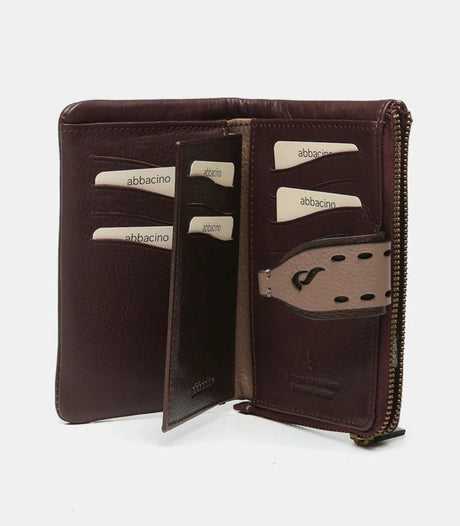 Cartera abbacino nala burgundy 2