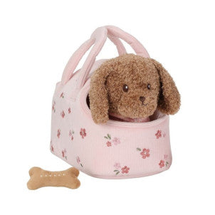 Perrito peluche jackie con bolsa little dutch 1