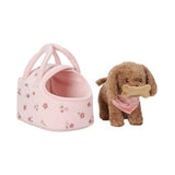 Perrito peluche jackie con bolsa little dutch 2