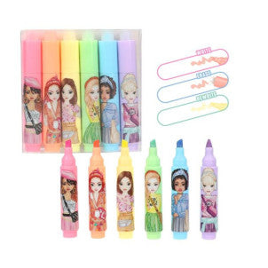 Rotuladores mini fluorescentes borrables top model 1