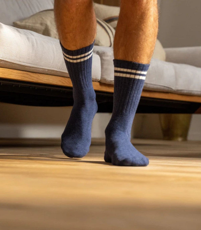 Calcetines billy belt retro azul 1