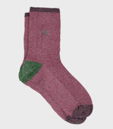 Calcetines mujer billy belt vintage glitter old pink 2