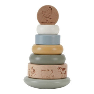 Anillos apilables balanceables granja little dutch 1