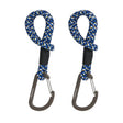 Mosquetones para carrito black/blue lassig 1