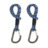 Mosquetones para carrito black/blue lassig 1