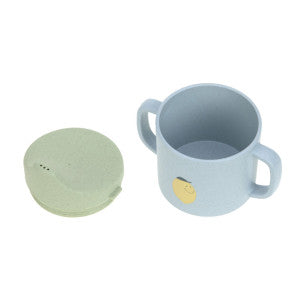 Taza sippy cap happy fruits lemon lassig 2
