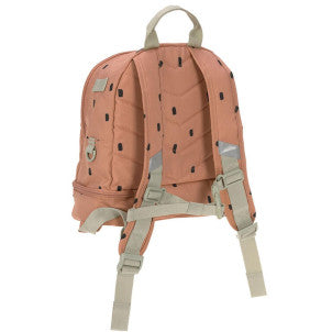 Mini mochila happy print caramel lassig 2
