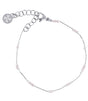 Pulsera essentials trace plateado anartxy 1