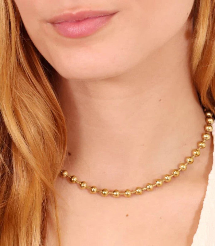 Collar orbit circle dorado anartxy 2