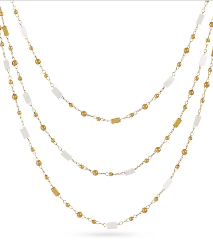 Collar spirit glossy blanco anartxy 1