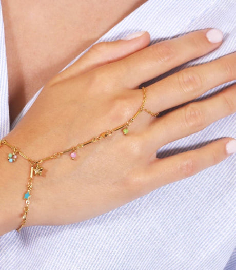 Pulsera spirit caress dorado anartxy 1