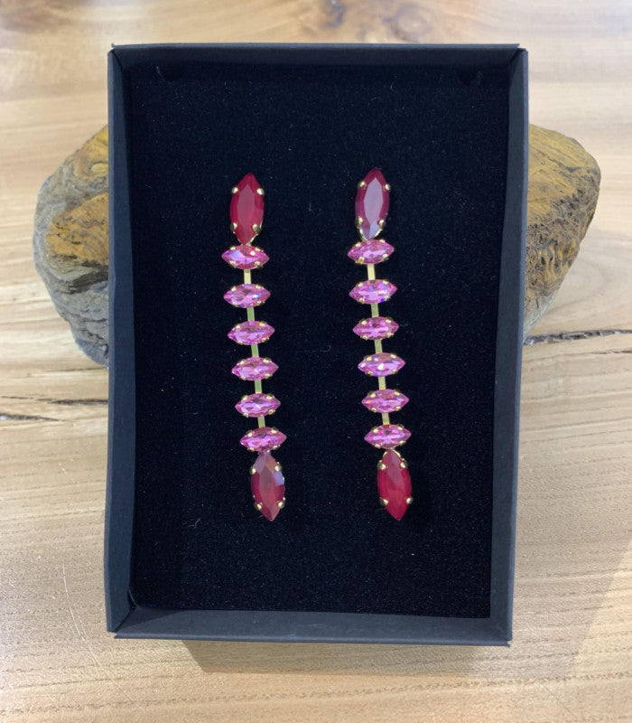 Pendiente urki burdeos aldazabal joyas 1