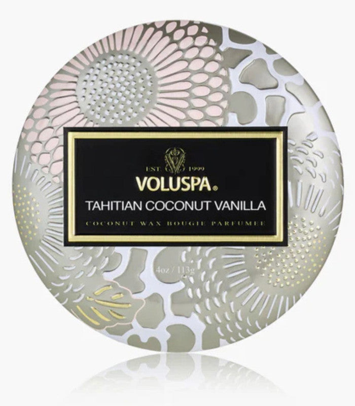 Vela mini tahitian coconut vanilla voluspa 2