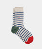 Calcetines billy belt rayas beige blue 1