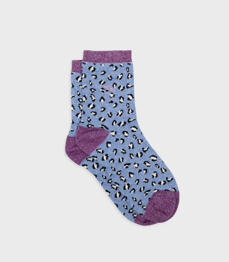 Calcetines mujer billy belt leo blue 1