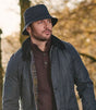 Sombrero unisex wax bucket navy failsworth 1
