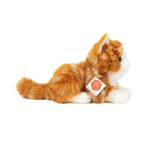 Gato naranja tumbado 20 cm hermann teddy 2