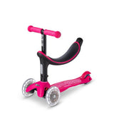 Patinete mini2grow deluxe led rosa micro 2