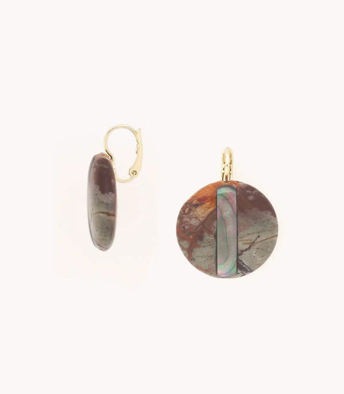 Pendiente l´ile rouss nature bijoux 2