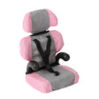 Asiento de coche para muñecas gris rosa bayer chic 1