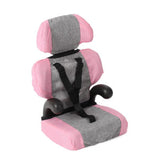 Asiento de coche para muñecas gris rosa bayer chic 1