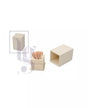 MADERA CAJA PALILLERO C/TAPA 6X6X9CM 1