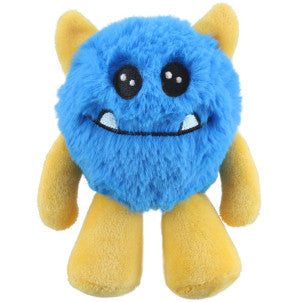 Marioneta micro monster snaggle azul the puppet company 1