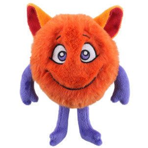 Marioneta micro monster womp naranja the puppet company 1