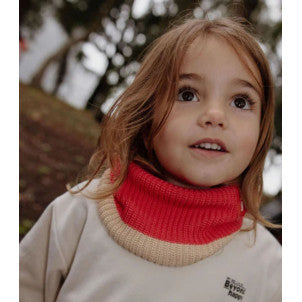 Cuello cocoon framboise hello hossy 6-10 años 1