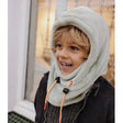 Capucha con cuello warmy green hello hossy +6 años 1