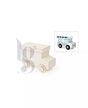 MADERA CAJA CAMION 22x10x13CM c/ruedas D.5.5cm 1