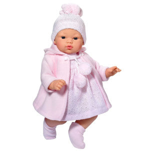 Muñeca koke trenca rosa 36cm asivil 1
