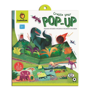 Crea tu pop-up dinosaurios ludattica 1