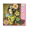 Papel creativo rock´n rosas djeco 1