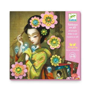 Papel creativo rock´n rosas djeco 1