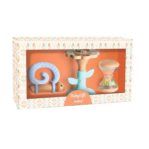 Conjunto regalo babygifti baby blanco djeco 1