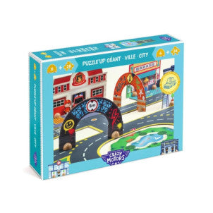 Crazy motors puzzl'up city-gigante djeco 1